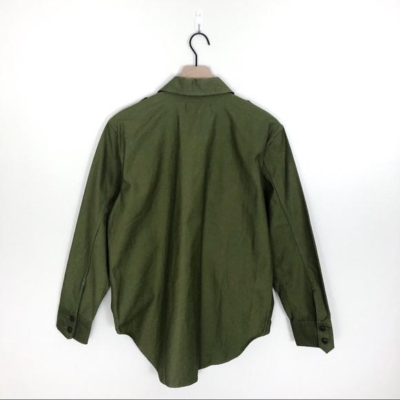 SOLD NWT Rag & Bone Button Military Shirt - Picture 6 of 8